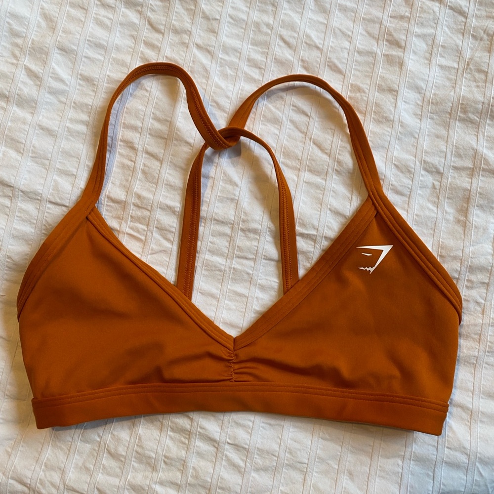 Gymshark Women's Orange Sports Bra